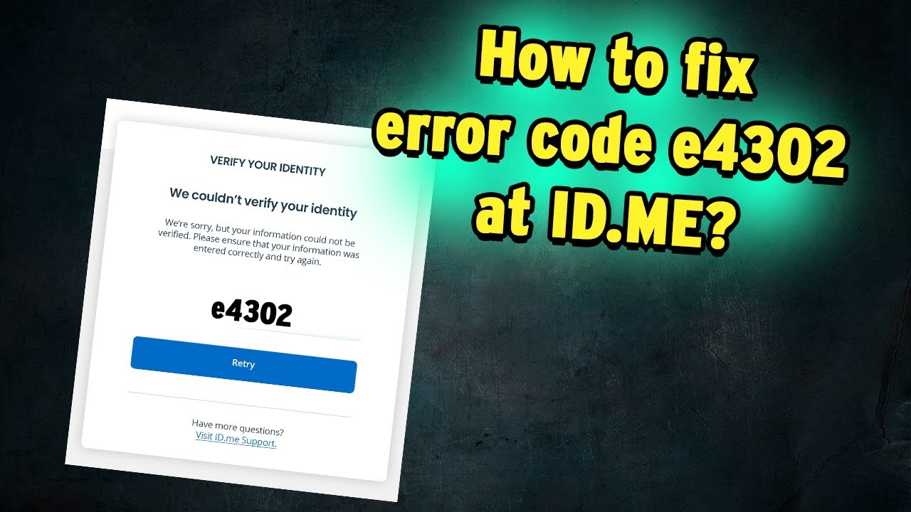 Error Code: E4302 Explained: Quick Fixes and Solutions