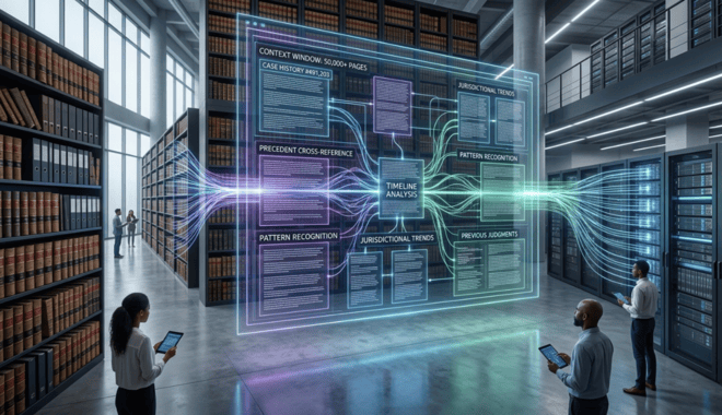 Analyzing Massive Case Histories Using Long Context AI Windows